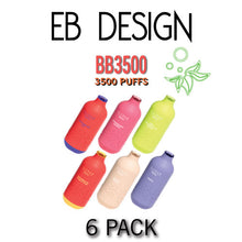 EB Design (formerly Elf Bar) BB3500 Disposable Vape Device - 6PK