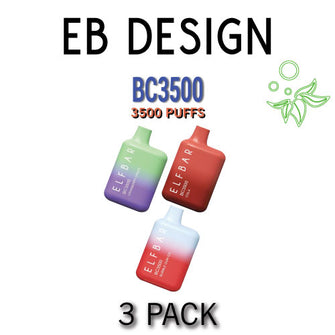 EB Design (formerly Elf Bar) BC3500 Disposable Vape Device | 3500 Puffs - 3PK