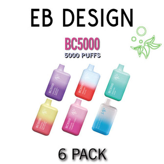 EB Design (formerly Elf Bar) BC5000 Disposable Vape Device - 6PK | EveryThingVapes.com