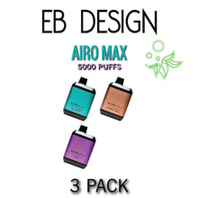 EB Design (formerly Elf Bar) Airo Max Disposable Vape Device - 3PK