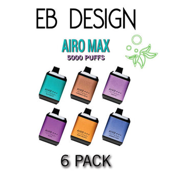 EB Design (formerly Elf Bar) Airo Max Disposable Vape Device - 6PK