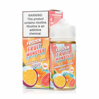 Frozen Fruit Monster Passionfruit Orange Guava Ice 100ml Vape Juice - EveryThing Vapes