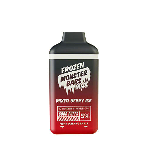 Monster Bars MAX Disposable Vape Device by Jam Monster | 6000 Puffs - 6PK EveryThing Vapes Monster Bars MAX Disposable Vape Device by Jam Monster | 6000 Puffs - 6PK EveryThing Vapes