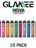 Glamee Nova Disposable Vape Device | 4000 PUFFS - 10PK