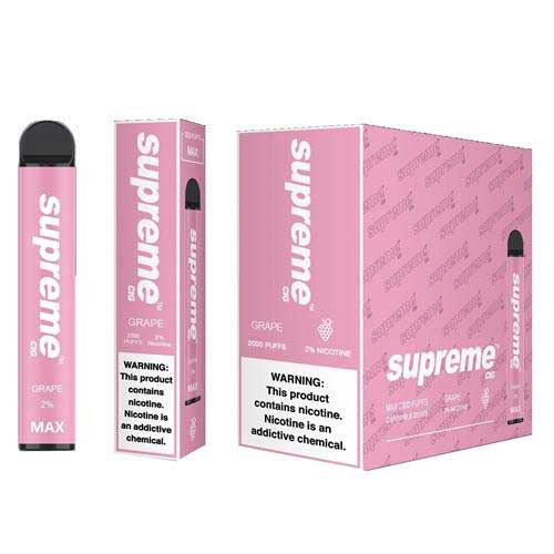 Supreme MAX 2% Disposable Vape Device | 2000 Puffs - 1PC EveryThing Vapes Supreme MAX 2% Disposable Vape Device | 2000 Puffs - 1PC EveryThing Vapes