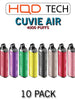 HQD Cuvie AIR Disposable Vape Device 10PK, 12ml of e-liquid, 1600mAh battery capacity, lasting more than 4000 puffs | EveryThing Vapes