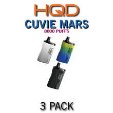 HQD Cuvie MARS Disposable Vape Device 8000 Puffs - 3PK