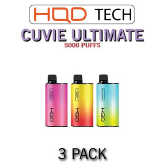 HQD Cuvie ULTIMATE Disposable Vape Device - 3PK