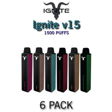 Ignite v15 Disposable Vape Device | 1500 PUFFS - 6PK