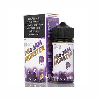Jam Monster PB & Jam Grape 100ml Vape Juice - EveryThing Vapes