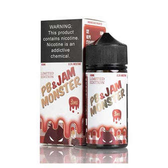 Jam Monster PB & Jam Monster Strawberry 100ml Vape Juice - EveryThing Vapes