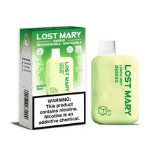  Lemon Mint Flavored EBDesign LOST MARY OS5000 Disposable Vape Device - 5000 Puffs | everythingvapes.com – 6PK