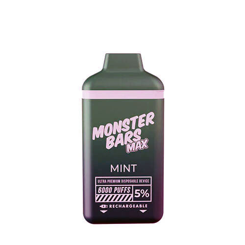 Monster Bars MAX Disposable Vape Device by Jam Monster | 6000 Puffs - 6PK EveryThing Vapes Monster Bars MAX Disposable Vape Device by Jam Monster | 6000 Puffs - 6PK EveryThing Vapes