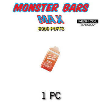Monster Bars MAX Disposable Vape Device by Jam Monster - 1PC