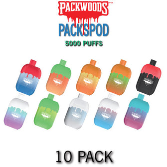 Packspod by Packwoods Disposable Vape Device | 5000 Puffs - 10PK