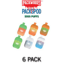 Packspod by Packwoods Disposable Vape Device | 5000 Puffs - 6PK