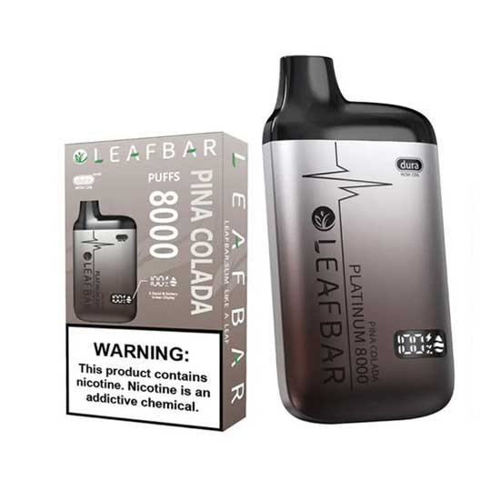 Leaf Bar Platinum Disposable Vape Device | 8000 Puffs - 1PC