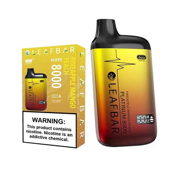 Leaf Bar Platinum Disposable Vape Device | 8000 Puffs - 1PC EveryThing Vapes Leaf Bar Platinum Disposable Vape Device | 8000 Puffs - 1PC EveryThing Vapes