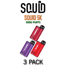 SQUID 5K Disposable Vape Device | 5000 Puffs - 3PK