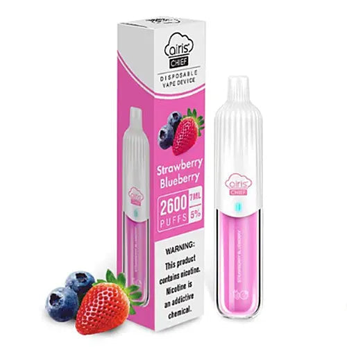 Strawberry Blueberry flavored Airis Chief Disposable Vape Device | EveryThing Vapes