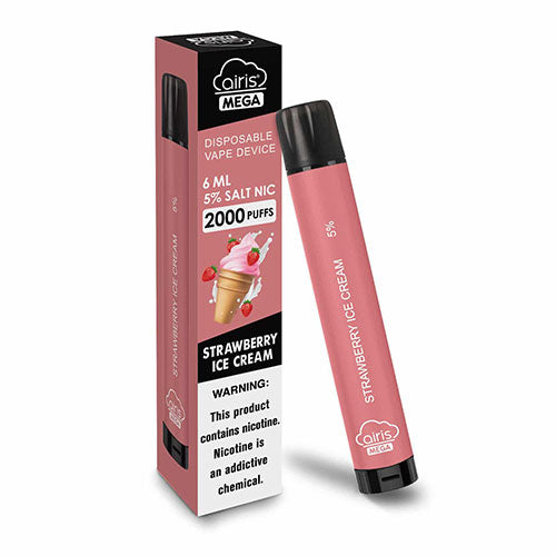 Strawberry Ice Cream-Airis MEGA Disposable Vape Device | EveryThing Vapes