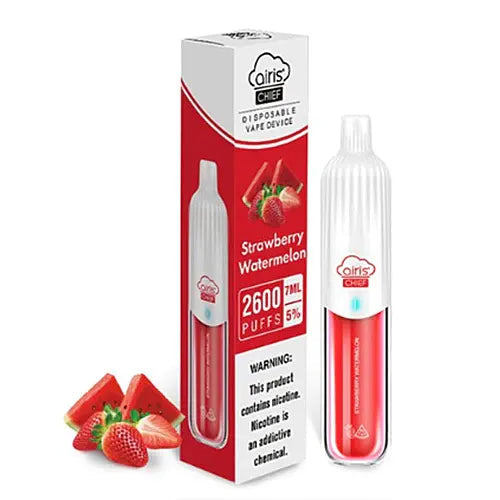 Strawberry Watermelon flavored Airis Chief Disposable Vape Device | EveryThing Vapes