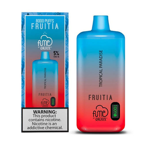 Fume FRUITIA Disposable Vape Device | 8000 Puffs - 1PC EveryThing Vapes Fume FRUITIA Disposable Vape Device | 8000 Puffs - 1PC EveryThing Vapes