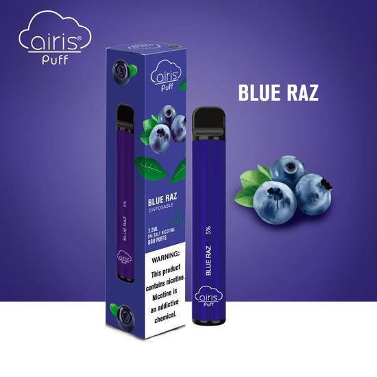Airis Puff Blue Raz Disposable Vape Device 1Pc - EveryThing Vapes | EveryThing Vapes