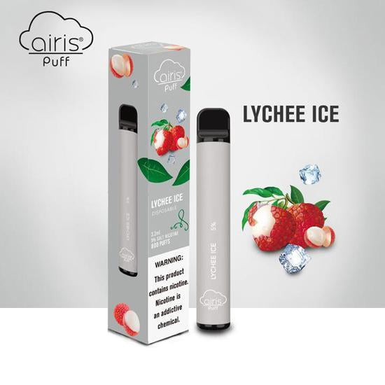 Airis Puff Lychee Ice Disposable Vape Device 1Pc - EveryThing Vapes | EveryThing Vapes