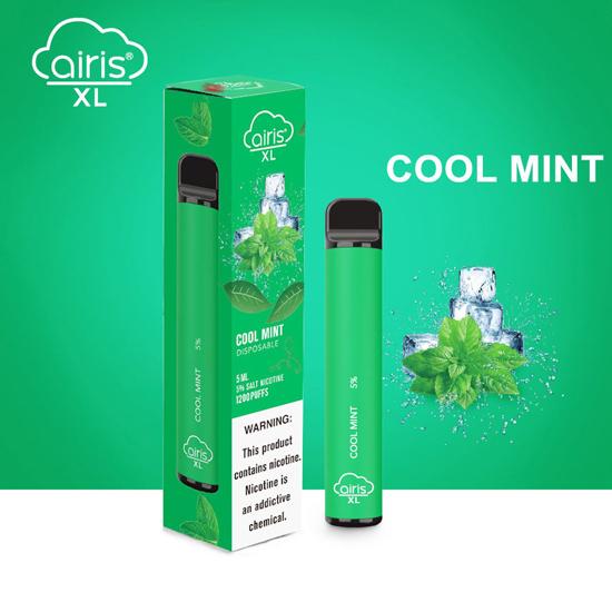 Airis Xl Cool Mint Disposable Vape Device 1Pc - EveryThing Vapes | EveryThing Vapes