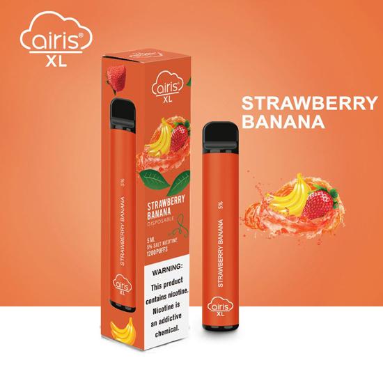 Airis Xl Strawberry Banana Disposable Vape Device 1Pc - EveryThing Vapes | EveryThing Vapes