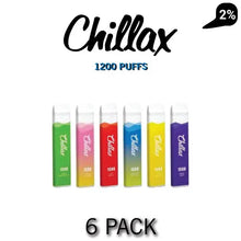 Chillax Disposable Vape 2% Nic - 6 Boxes