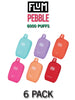 Flum Pebble 6000 Disposable Vape Device | 6000 Puffs  –  6PK