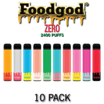 Foodgod ZERO 0% Disposable Vape - 10PK
