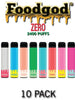 Foodgod ZERO 0% Disposable Vape - 10PK