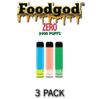 Foodgod ZERO 0% Disposable Vape - 3PK