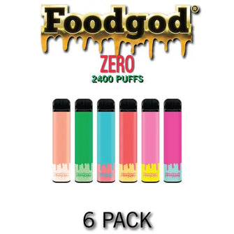 Foodgod ZERO 0% Disposable Vape - 6PK
