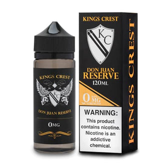 Kings Crest Don Juan Reserve 120ml 0Mg - EveryThing Vapes
