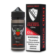 Kings Crest Strawberry Duchess 120ml 12Mg - EveryThing Vapes