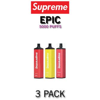 Supreme Epic Disposable Vape Device - 3PK