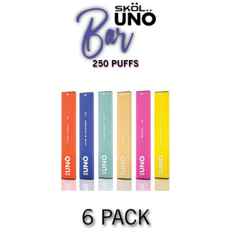 Uno Bar Disposable Vape Device - 6PK