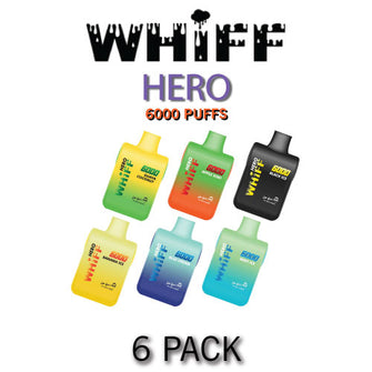 Whiff Hero Disposable Vape Device by Scott Storch - 6PK
