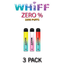 Whiff ZERO 0% Disposable Vape Device - 3PK
