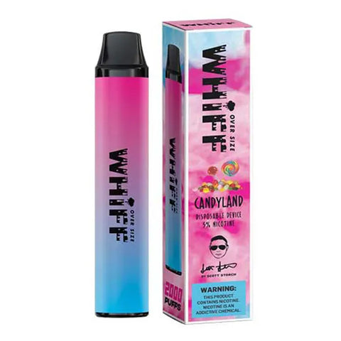 Candy Land Flavored Whiff Magnum Disposable Vape Device By Scott Storch
