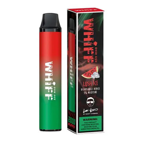 Lush Ice Flavored Whiff Magnum Disposable Vape Device By Scott Storch