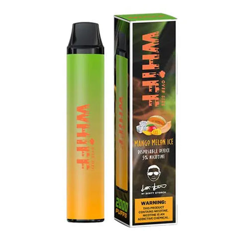 Mango Melon Ice Flavored Whiff Magnum Disposable Vape Device By Scott Storch